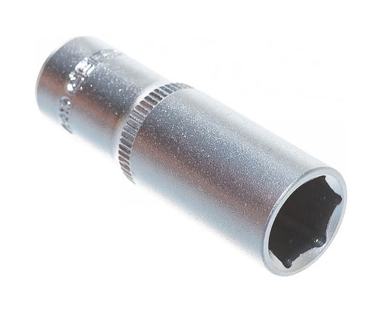 Головка торцовая удлиненная МАСТЕР (12 мм; 1/4"; Cr-V; FLANK) Зубр 27717-12 