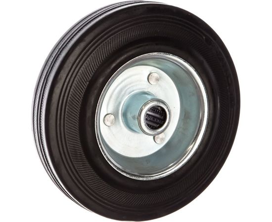 Колесо (125 мм; г/п 100 кг; резина/металл; игольчатый подшипник) ЗУБР 30936-125 – изображение 5