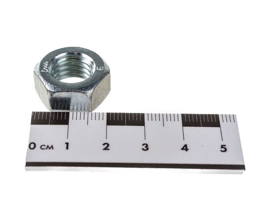 Гайка Стройметиз М12 DIN 934, цинк уп. 3 шт 3030071 – изображение 3
