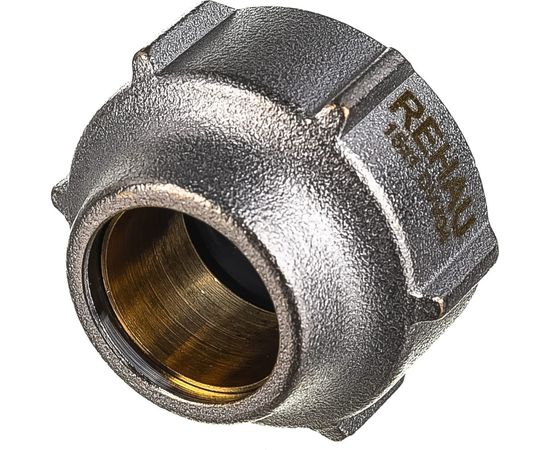 Резьбозажимное соединение Rehau НГ ЕК 3/4 15 латунь никелированная 12406011003 – изображение 4