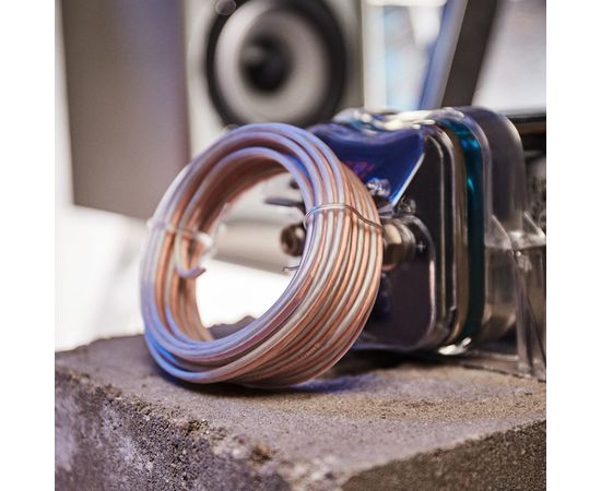 Акустический кабель REXANT 2х1,00 кв.мм, прозрачный SILICON м. бухта 5 м 01-6305-05 – изображение 4