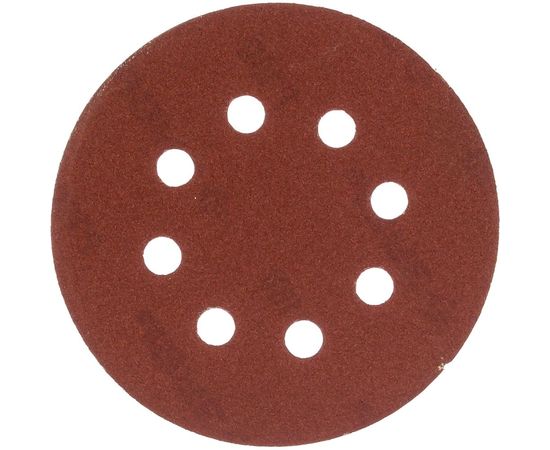 Круг шлифовальный универсальный 5 шт. (125 мм; Р180) "МАСТЕР" Зубр 35562-125-180 – изображение 3