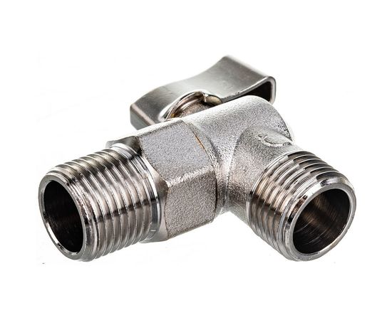 Шаровой кран для стиральных машин ITAP угловой, 1/2x1/2 ART 391 – изображение 3