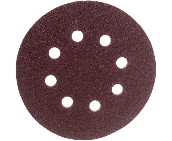 Круг шлифовальный СТАНДАРТ (5 шт; 125 мм; 8 отв; Р80) Зубр 35350-125-080 – изображение 4