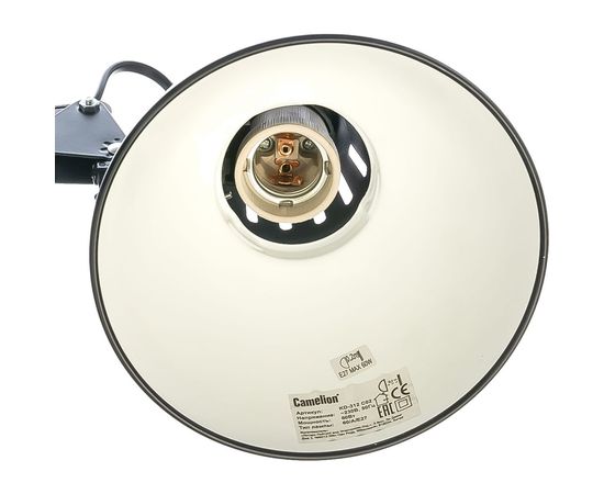 Настольный светильник Camelion KD-312 C02 чёрный 230V 60W 10999 – изображение 5