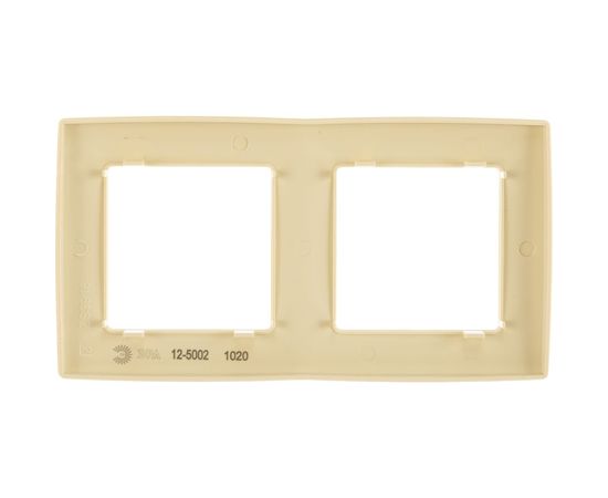 Рамка ЭРА 12-5002-02 на 2 поста, слоновая кость Б0014752 – изображение 2