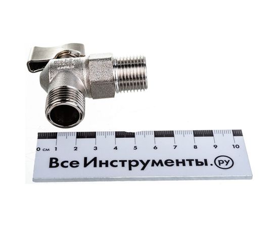 Шаровой кран для стиральных машин ITAP угловой, 1/2x1/2 ART 391 – изображение 2