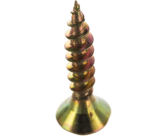 Универсальный саморез по дереву КрепСтройГрупп 6х30 желтый цинк, 150 шт. 145455 – изображение 4