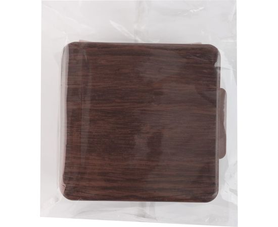 Распаячная коробка ЭРА открытой установки КОР дуб 80х80х50мм с гермовводами 7 вх. IP54 Б0043226 – изображение 2