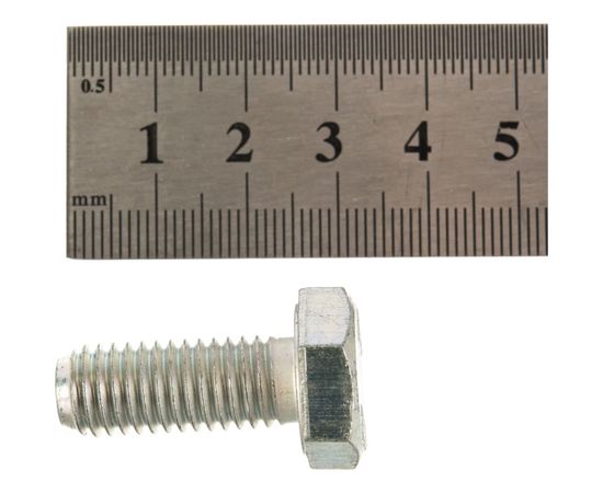 Болт Стройметиз полная резьба DIN933 М10х25, класс прочности 5.8, цинк 40 шт. 3012028 – изображение 2