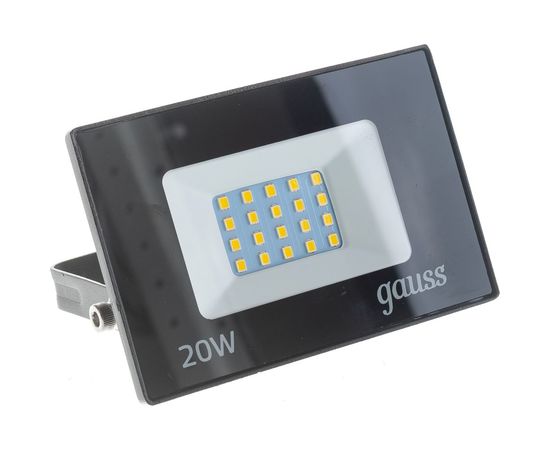 Светодиодный прожектор Gauss Elementary 20W 1745lm IP65 4000К черный 1/20 613100220 – изображение 3