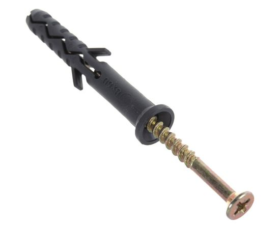 Дюбель-гвоздь Качественный КРЕПЕЖ потайной бортик, 8х60, 50 шт 0500621 КЧ – изображение 3