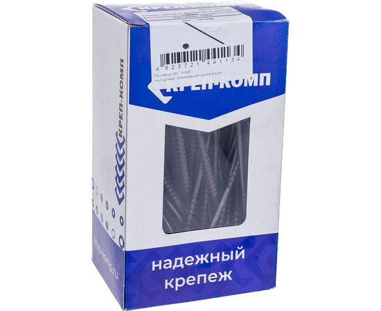 Саморез КРЕП-КОМП черный по дереву 4,8х120 100шт чд120ф – изображение 5