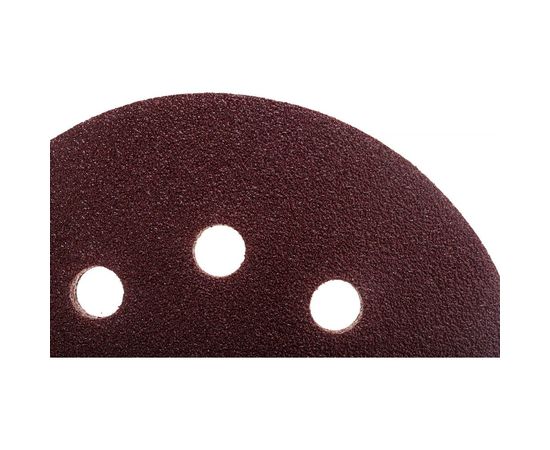 Круг шлифовальный СТАНДАРТ (5 шт; 125 мм; 8 отв; Р80) Зубр 35350-125-080 – изображение 2