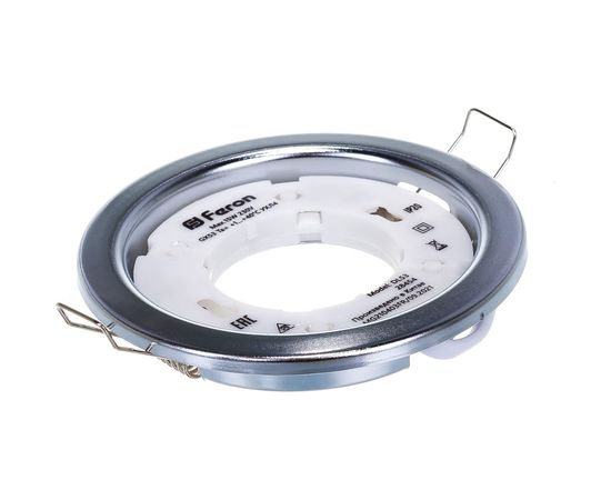 Встраиваемый потолочный светильник FERON 15W 230V GX53, хром без лампы, DL53 28454 – изображение 4