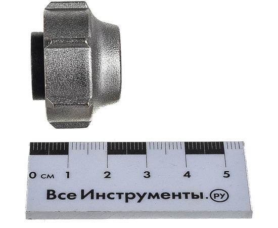 Резьбозажимное соединение Rehau НГ ЕК 3/4 15 латунь никелированная 12406011003 – изображение 2