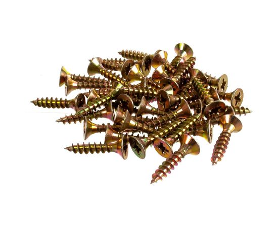 Универсальный саморез по дереву КрепСтройГрупп 6х30 желтый цинк, 150 шт. 145455 – изображение 2