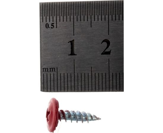 Прессшайба Качественный КРЕПЕЖ 4.2х16 мм, красно-коричневый RAL 3011, острая, 250 шт 0200297 КЧ – изображение 2