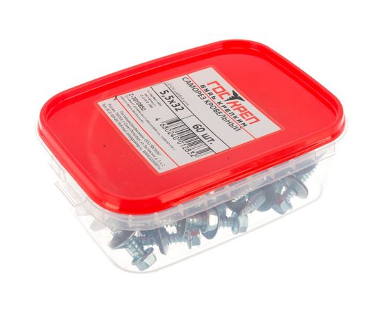 Кровельный саморез Госкреп ZP 5,5х32 60 шт., пл.конт 280 мл 2-0010850 – изображение 2