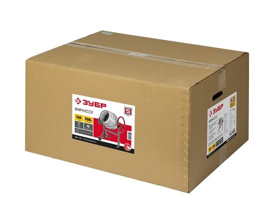 Бетономешалка ЗУБР 140 л БМЧ-140 – изображение 5