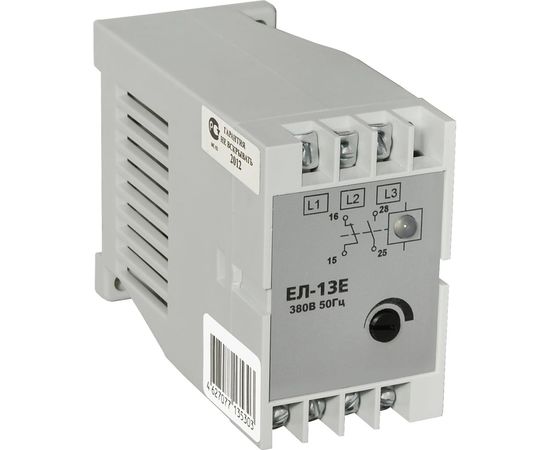 Реле контроля трехфазного напряжения Реле и Автоматика, ЕЛ-13Е 380В 50Гц A8222-77135303 