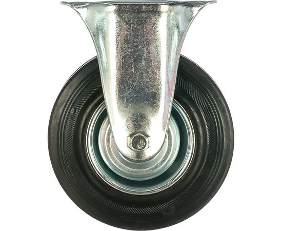 Колесо неповоротное (125 мм; г/п 100 кг; резина/металл; игольчатый подшипник) ЗУБР 30936-125-F 