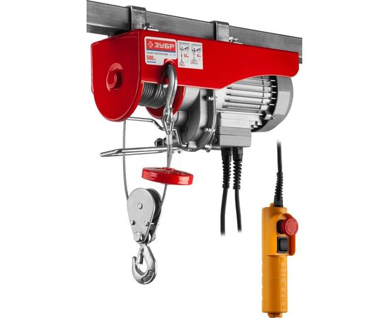 Электротельфер 0,5 т ЗУБР ЗЭТ-500 