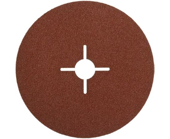 Круг шлифовальный ПРОФИ фибровый (5 шт; 150х22 мм; P60) для УШМ Зубр 35585-150-060 