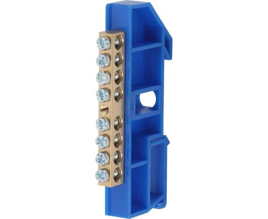 Нулевая шина ЭРА NO22245 на DIN-изол, ШНИ-6х9-8-Д-синий, 25/500/9000, 25/500/9000 Б0033426 