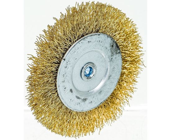 Щетка металлическая со шпилькой плоская 75 мм для дрели ON 20-02-175 