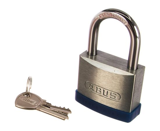 Навесной замок ABUS 5/55 W/BUMPER C/BLISTER(EFSPP) 26670 