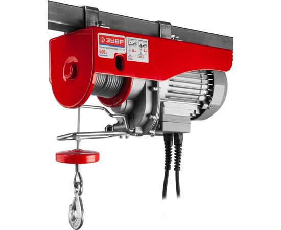 Электротельфер 0,5 т ЗУБР ЗЭТ-500 – изображение 11