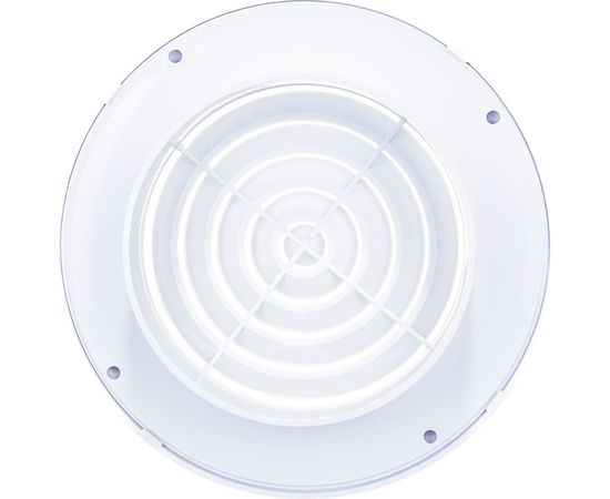 Решетка пластмассовая круглая с фланцем (d=100 мм; 145х145х40 мм) Эвент ПКС 145/100 – изображение 3