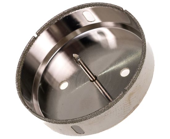 Коронка с центрирующим сверлом по стеклу и керамике (100Х55 мм) Vertextools 336-100-55 – изображение 2