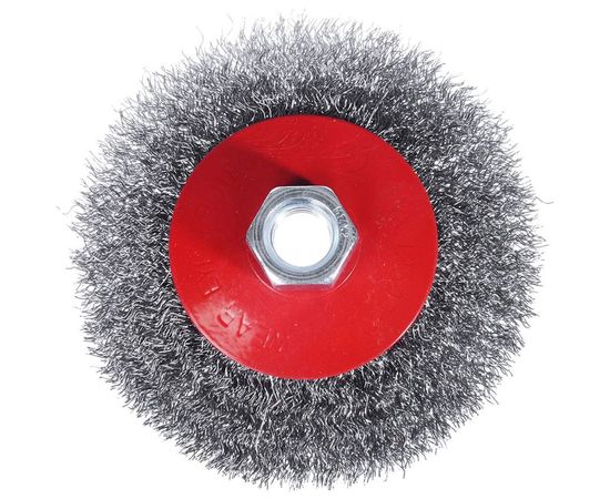 Щетка металлическая тарелка (100 мм; М14) для УШМ ЕРМАК 656-041 – изображение 2