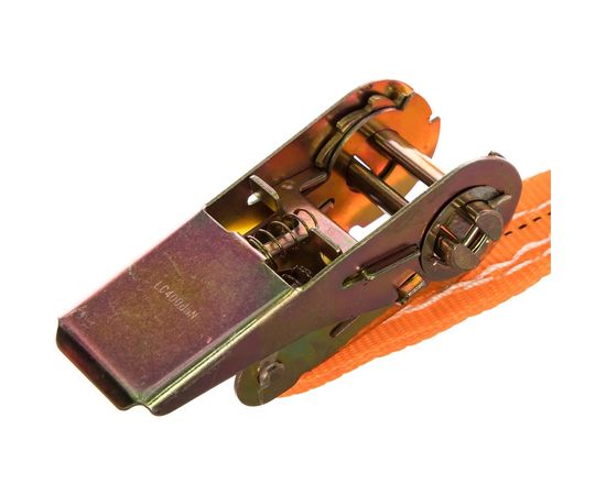 Стяжной ремень с крюками (25мм, 1,2т, 3м оранжевый) СТРОП-ПРО SP02982 – изображение 2