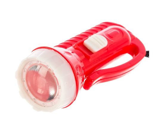 Фонарь, красный, 1LED, линза, 1 режим, 3xAG10, пластик Ultraflash 920-TH 12858 – изображение 2