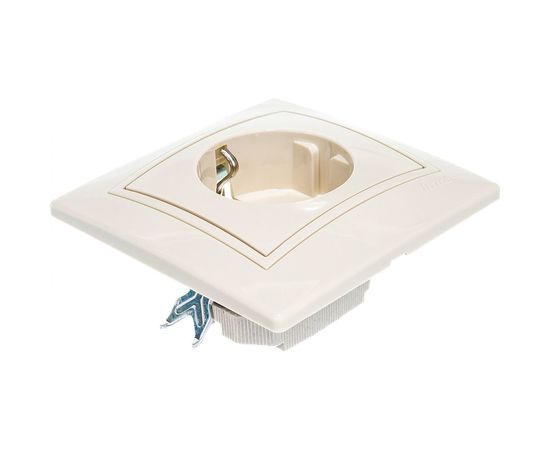 Розетка LEZARD MIRA с/ з керамика крем со вставкой 701-0303-122 – изображение 2