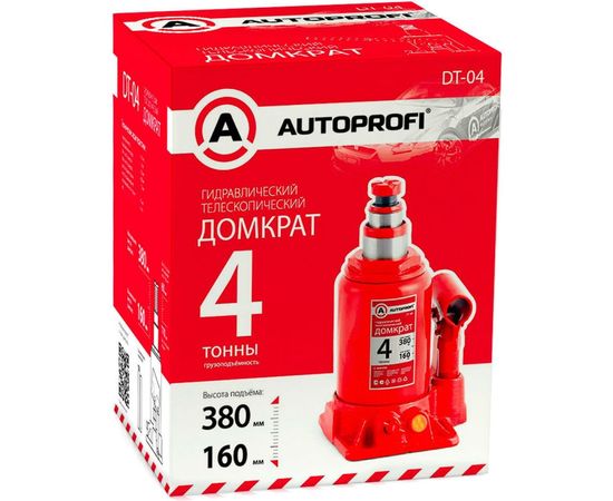 Бутылочный домкрат AUTOPROFI DT-04 – изображение 3