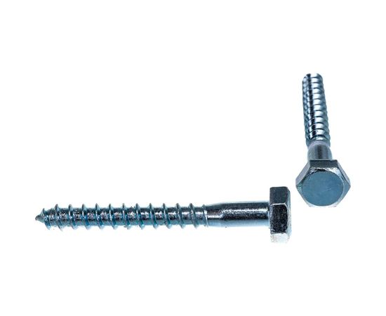 Шуруп глухарь с шестигранной головкой Метизный двор 10x80, 20 шт. 4607159063984 – изображение 3