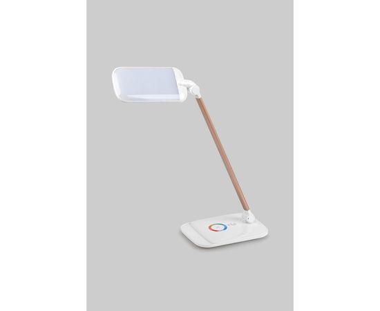 Настольный светильник ЭРА NLED-460-14W-W-G белый с золотом Б0028438 – изображение 4