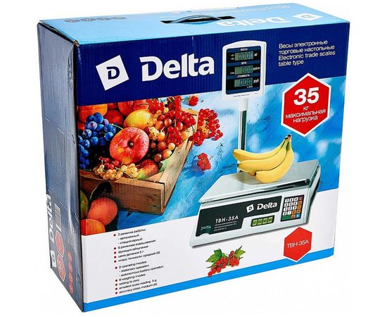 Торговые весы DELTA ТВН-35А до 35кг/5г 0R-00002969 – изображение 2