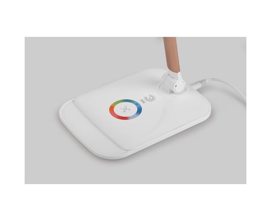 Настольный светильник ЭРА NLED-460-14W-W-G белый с золотом Б0028438 – изображение 3