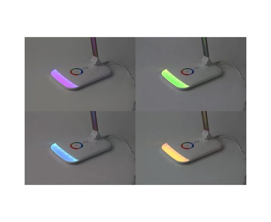 Настольный светильник ЭРА NLED-460-14W-W-G белый с золотом Б0028438 – изображение 2