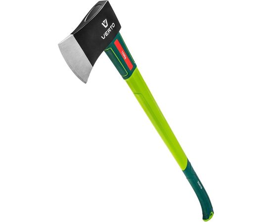 Универсальный топор с топорищем из стекловолокна 2500 г, вес обуха 1500 г, VERTO 05G202 