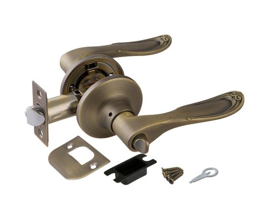 Ручка защелка PUNTO 6030 MAB-B фик. мат. бронза 34679 