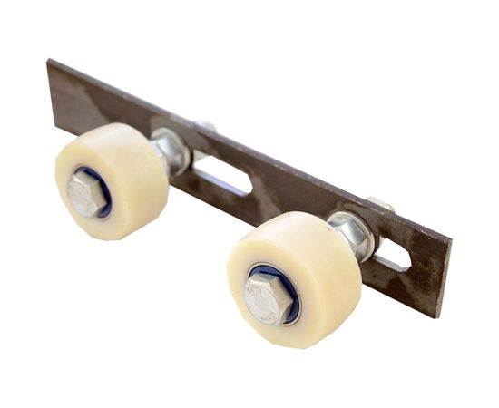 Комплект поддерживающих роликов на пластине Rolik-Opt капролон, d.50 К1104 