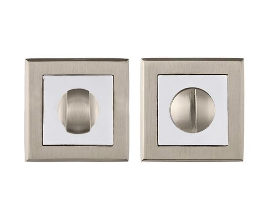 Поворотная ручка PUNTO BK6 QL SN/CP-3 матовый никель/хром 33229 