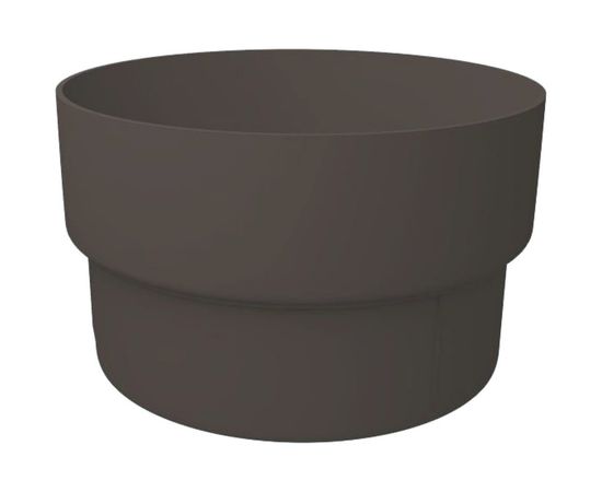 Соединительная муфта трубы GrandLine ПВХ, графит RAL 7024 