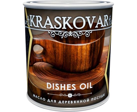 Масло для деревянной посуды и разделочных досок Kraskovar Dishes Oil бесцв. 0,75 л 1364 